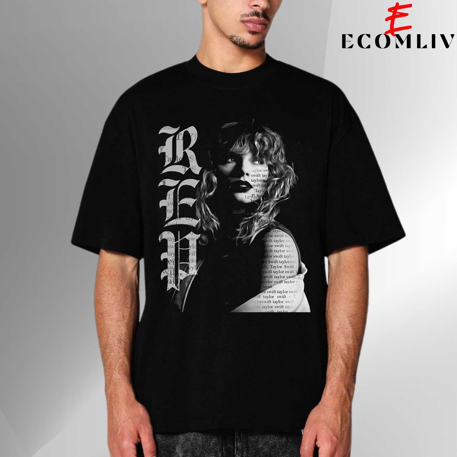 Reputation Taylor Swift T-Shirt, Dark Snake Graphic Tee, Album Merch Shirt